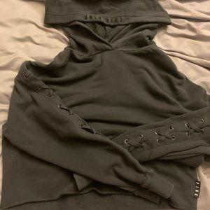 VS PINK cropped hoodie